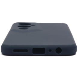 Силиконовый чехол для Tecno Pova 4 Pro Soft Matte с защитой камеры Синий