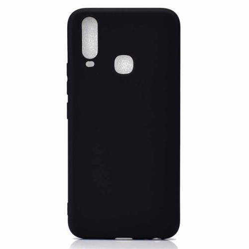 Силиконовый чехол для Vivo Y17 TPU 1мм Черный матовый