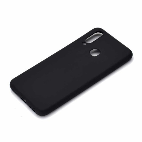 Силиконовый чехол для Vivo Y17 TPU 1мм Черный матовый