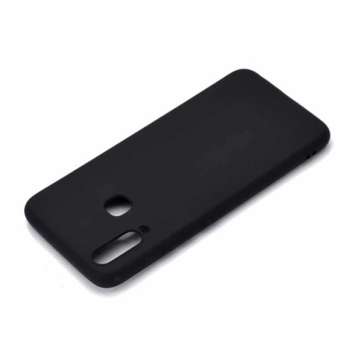 Силиконовый чехол для Vivo Y17 TPU 1мм Черный матовый