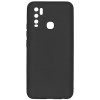 Силиконовый чехол для Vivo Y30 TPU 1мм с защитой камеры Черный