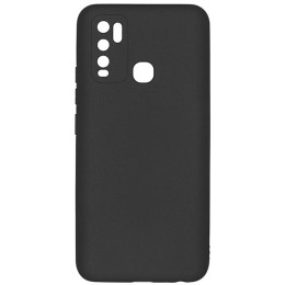 Силиконовый чехол для Vivo Y30 TPU 1мм с защитой камеры Черный