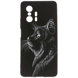 Силиконовый чехол для Xiaomi 11T Helsen с защитой камеры J71