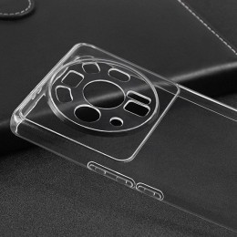 Силиконовый чехол для Xiaomi 12S Ultra TPU 1мм с защитой камеры Прозрачный