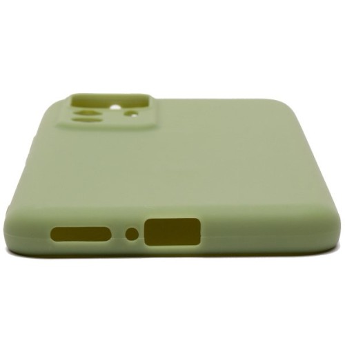 Силиконовый чехол для Xiaomi 12T Soft Matte с защитой камеры Оливковый