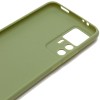 Силиконовый чехол для Xiaomi 12T Soft Matte с защитой камеры Оливковый
