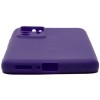 Силиконовый чехол для Xiaomi 12T Soft Matte с защитой камеры Сиреневый