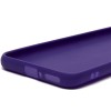 Силиконовый чехол для Xiaomi 12T Soft Matte с защитой камеры Сиреневый