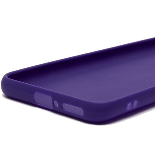 Силиконовый чехол для Xiaomi 12T Soft Matte с защитой камеры Сиреневый