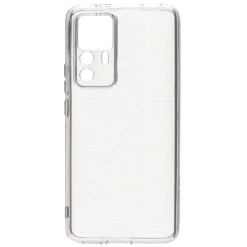 Силиконовый чехол для Xiaomi 12T Ultra Thin Case с защитой камеры Прозрачный