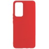 Силиконовый чехол для Xiaomi 12T Pro Soft Matte с микрофиброй Красный