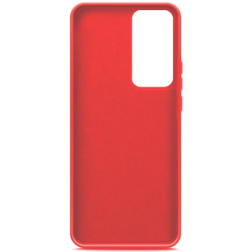 Силиконовый чехол для Xiaomi 12T Pro Soft Matte с микрофиброй Красный