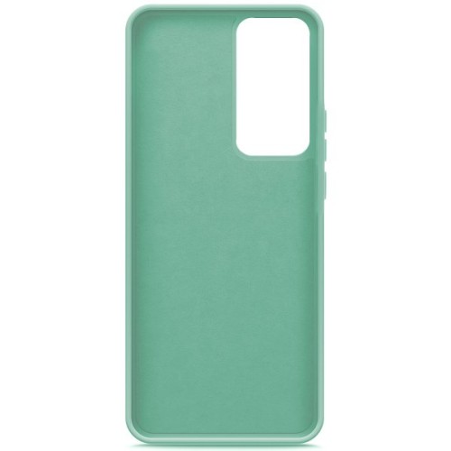 Силиконовый чехол для Xiaomi 12T Pro Soft Matte с микрофиброй Мятный