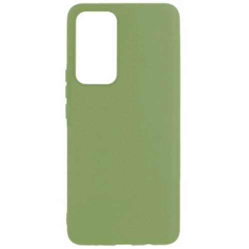 Силиконовый чехол для Xiaomi 12T Pro Soft Matte с микрофиброй Оливковый