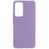 Силиконовый чехол для Xiaomi 12T Pro Soft Matte с микрофиброй Сиреневый