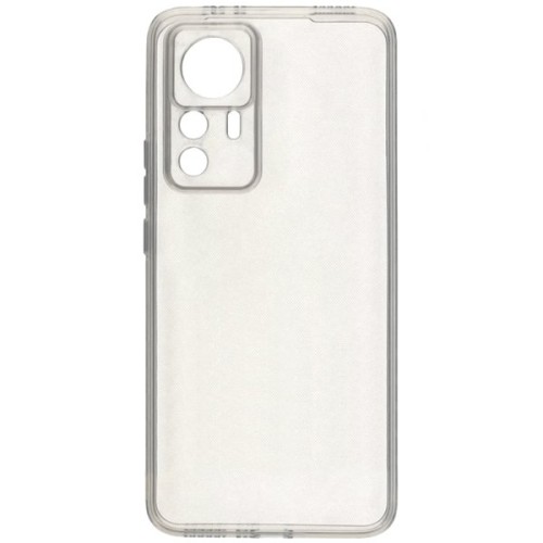 Силиконовый чехол для Xiaomi 12T Pro TPU 1мм с защитой камеры Прозрачный