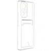 Силиконовый чехол для Xiaomi 12 Lite iBox Crystal с кардхолдером Прозрачный