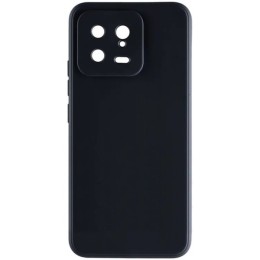 Силиконовый чехол для Xiaomi 13 Soft Matte с микрофиброй Черный