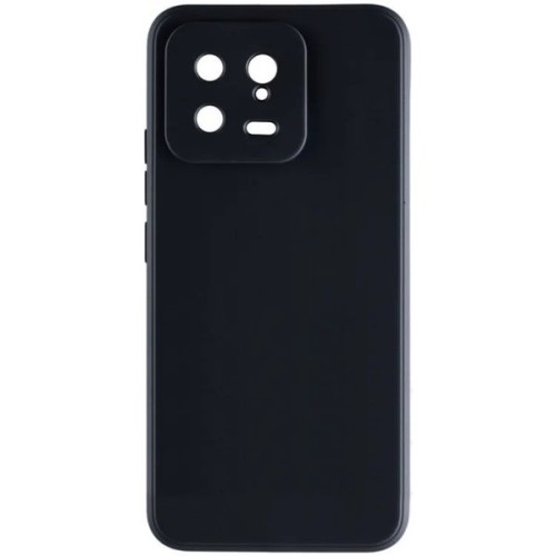 Силиконовый чехол для Xiaomi 13 Soft Matte с микрофиброй Черный