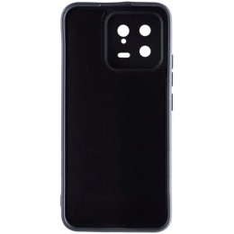 Силиконовый чехол для Xiaomi 13 Soft Matte с микрофиброй Черный