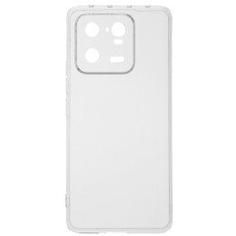 Силиконовый чехол для Xiaomi 13 TPU 1мм с защитой камеры Прозрачный