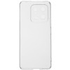 Силиконовый чехол для Xiaomi 13 TPU 1мм с защитой камеры Прозрачный