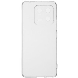 Силиконовый чехол для Xiaomi 13 TPU 1мм с защитой камеры Прозрачный