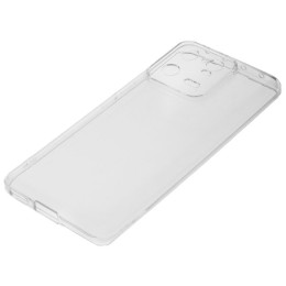 Силиконовый чехол для Xiaomi 13 TPU 1мм с защитой камеры Прозрачный