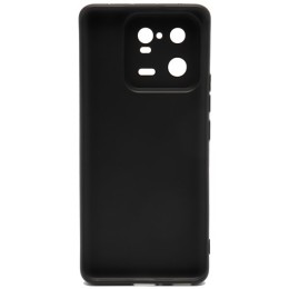 Силиконовый чехол для Xiaomi 13 TPU 1мм с защитой камеры Черный