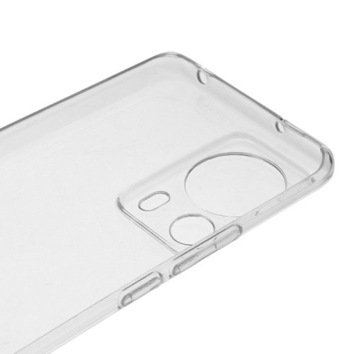Силиконовый чехол для Xiaomi 13 Lite TPU 1мм с защитой камеры Прозрачный