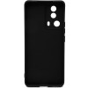 Силиконовый чехол для Xiaomi 13 Lite TPU 1мм с защитой камеры Черный