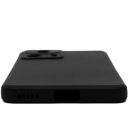 Силиконовый чехол для Xiaomi 13 Lite TPU 1мм с защитой камеры Черный