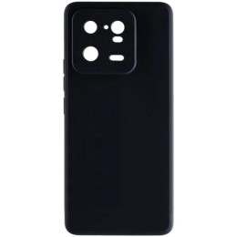 Силиконовый чехол для Xiaomi 13 Pro Soft Matte с микрофиброй Черный