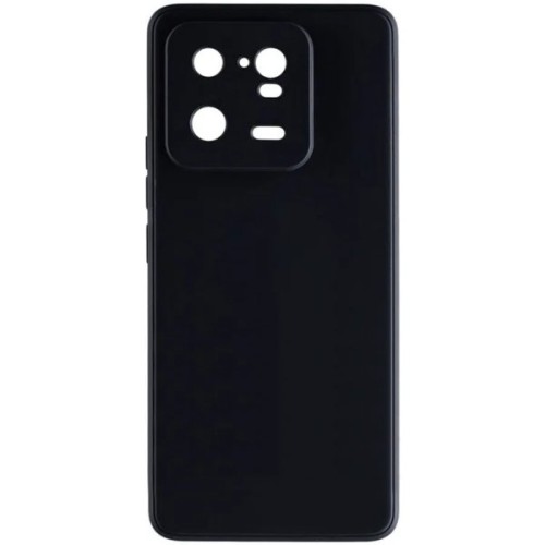 Силиконовый чехол для Xiaomi 13 Pro Soft Matte с микрофиброй Черный