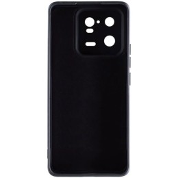 Силиконовый чехол для Xiaomi 13 Pro Soft Matte с микрофиброй Черный