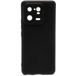 Силиконовый чехол для Xiaomi 13 Pro TPU 1мм с защитой камеры Черный