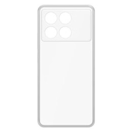 Силиконовый чехол для Xiaomi Poco X6 Pro TPU mp 1.5mm с защитой камеры Прозрачный