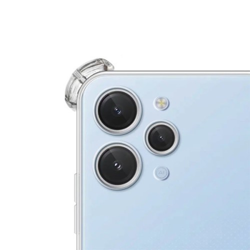 Силиконовый чехол для Xiaomi Redmi 12 TPU mp 1.5mm с защитой камеры Прозрачный