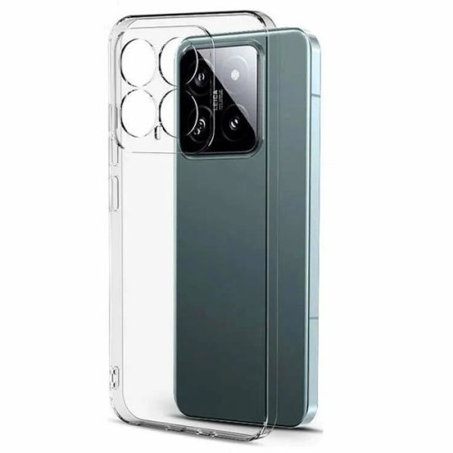 Силиконовый чехол для Xiaomi Redmi Note 14 TPU mp 1.5mm с защитой камеры Прозрачный