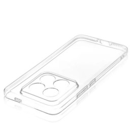 Чехол-накладка для Xiaomi Redmi Note 14 Pro 5G Red Line с защитой камеры Прозрачный