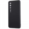 Силиконовый чехол для Xiaomi Mi 10 TPU 1мм Черный матовый