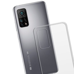 Силиконовый чехол для Xiaomi Mi 10T TPU 1мм Прозрачный глянцевый