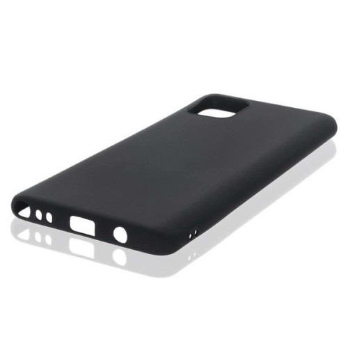 Силиконовый чехол для Xiaomi Mi 10 Lite TPU 1мм Черный матовый