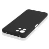 Силиконовый чехол для Xiaomi Mi 11 Lite TPU 1мм с защитой камеры Черный матовый