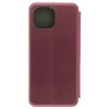 Чехол книжка для Xiaomi Mi 11 Lite Book Cover Бордовый