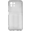 Силиконовый чехол для Xiaomi 11 Lite iBox Crystal с картхолдером и защитой камеры Прозрачный