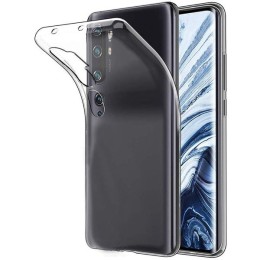 Силиконовый чехол для Xiaomi Mi Note 10 TPU 1мм Прозрачный глянцевый