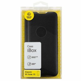 Чехол книжка для Xiaomi Mi Note 10 Red Line Book Cover Черный