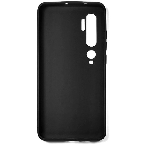 Силиконовый чехол для Xiaomi Mi Note 10 Pro TPU 1мм Черный матовый