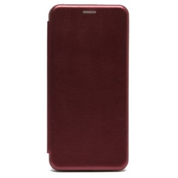 Чехол книжка для Xiaomi Poco C40 Book Cover Бордовый